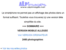 Tablet Screenshot of alpimages.net